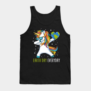 Dabbing Unicorn Earth Day Everyday Gift For Boys Kids Tank Top